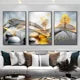 3 Pieces Nordic Luxury Ribbon Abstract Landscape